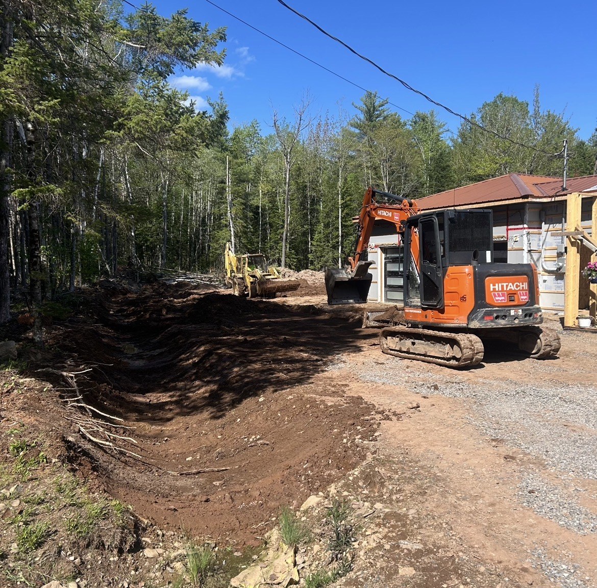 Excavation and site preparation